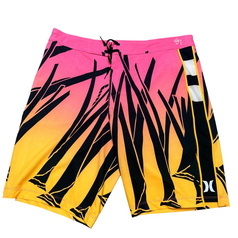 Hurley Phantom JJF Sig Vane Ka Huli Wae Board Shorts Men's 34 Y2K Surf Beach